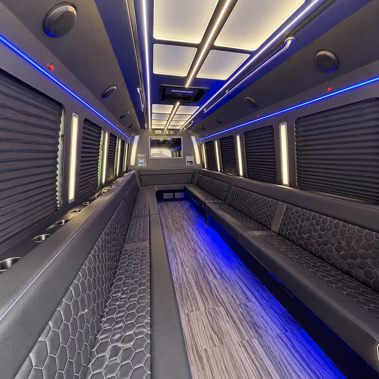 provo 30 passenger party bus interior