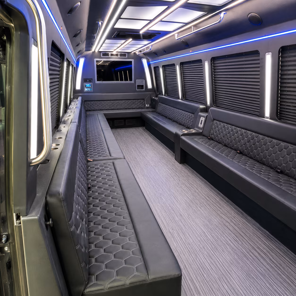 provo 40 passenger party bus interior