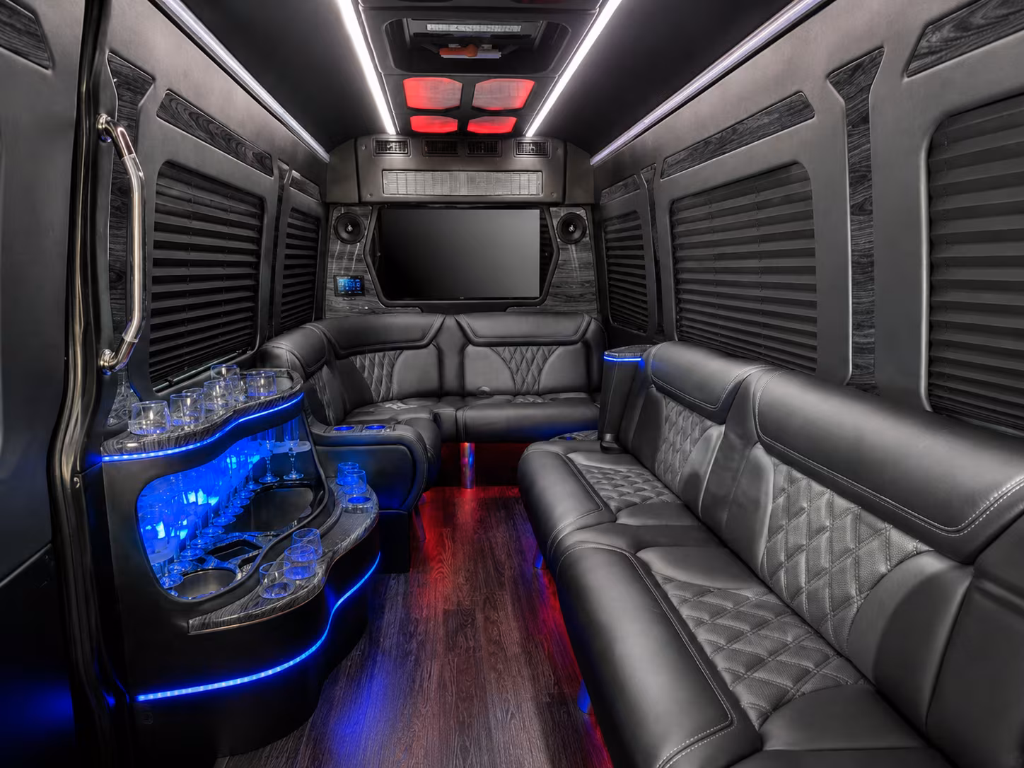 provo 50 passenger party bus interior