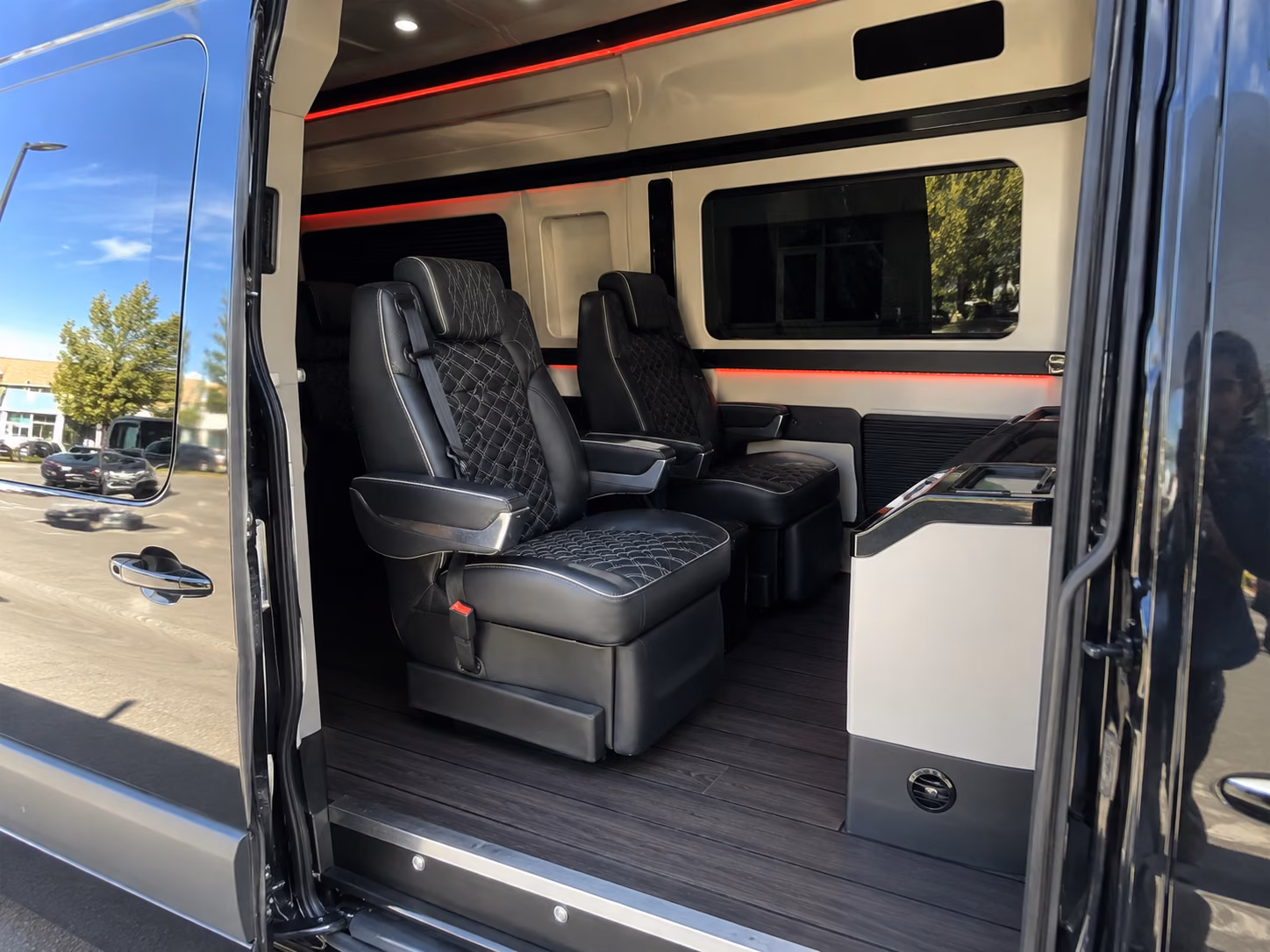 provo airport transportation onboard seating
