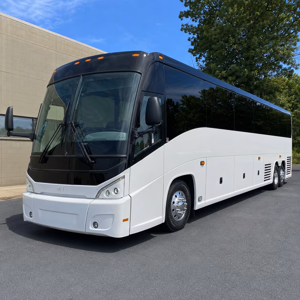 provo charter bus rental exterior
