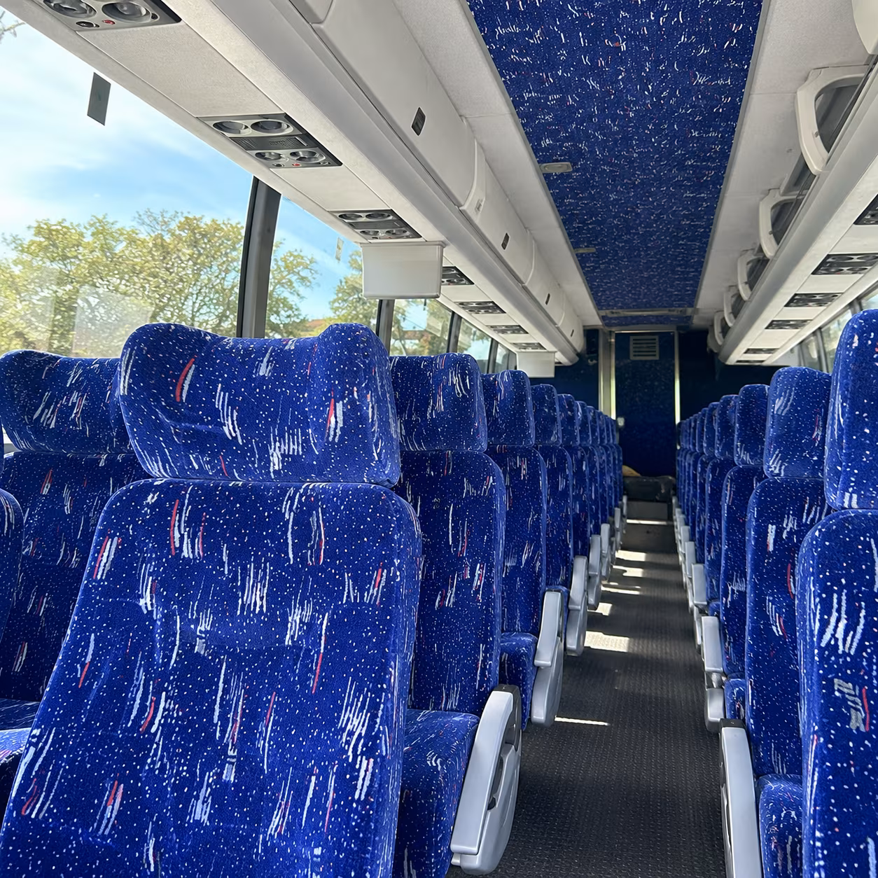 provo charter bus rental inside
