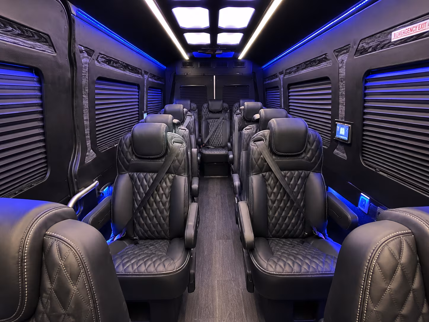 provo concert transportation onboard seating